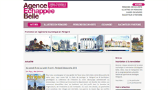 Desktop Screenshot of echappee-belle.net